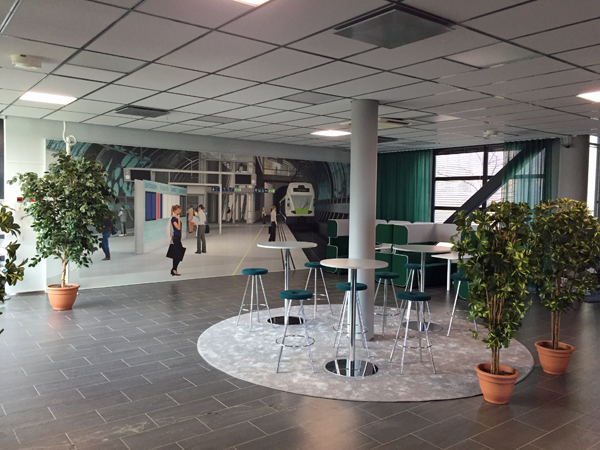 Leija aula/näyttelytila